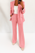 Ava | Chic Twee-delige Blazer & Broek Set
