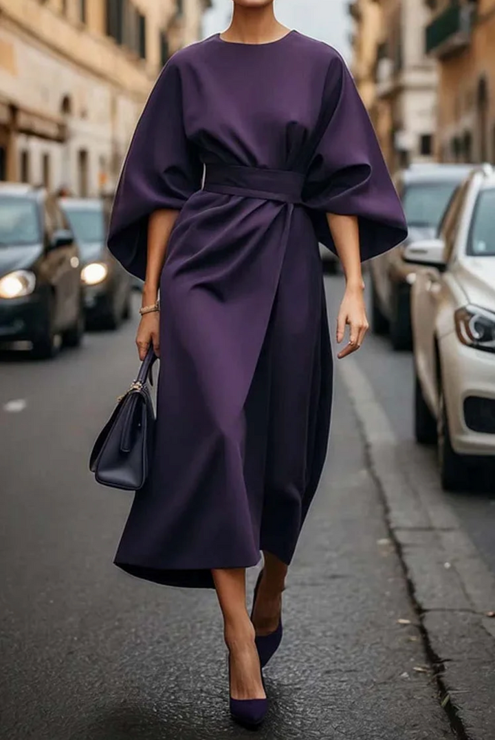 Rachel | Elegante Lantaarnmouwen Jurk