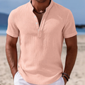 Atlas | Zomer Knop-Up Korte Mouwen Shirt