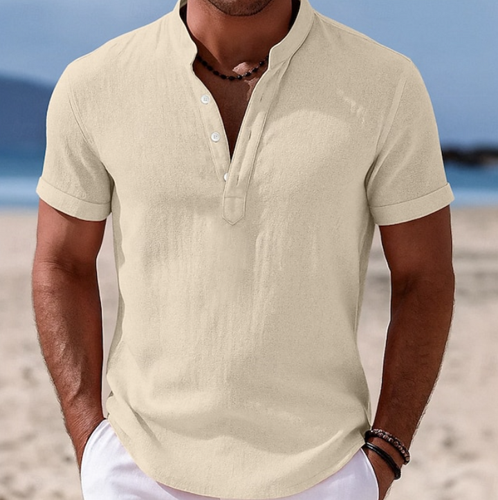Atlas | Zomer Knop-Up Korte Mouwen Shirt