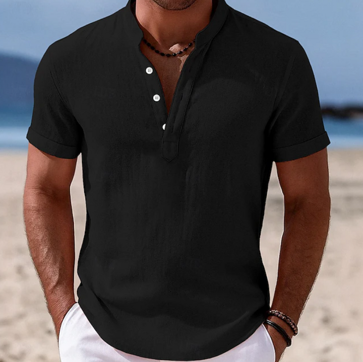 Atlas | Zomer Knop-Up Korte Mouwen Shirt