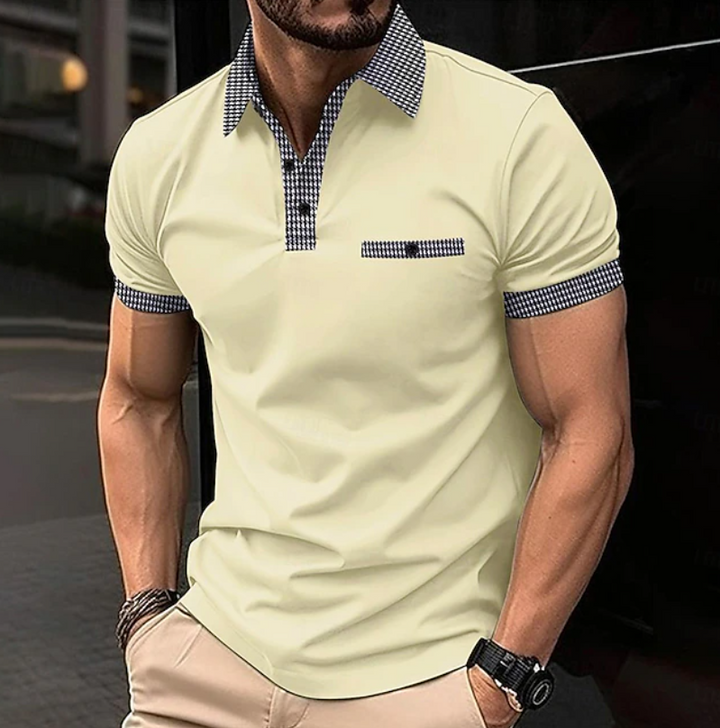 Easton | Klassieke Geruite Kraag Polo Shirt