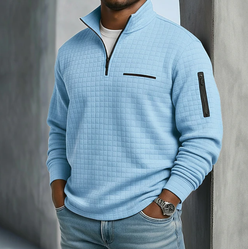Beckham | Casual Lange Mouwen Wafel Shirts