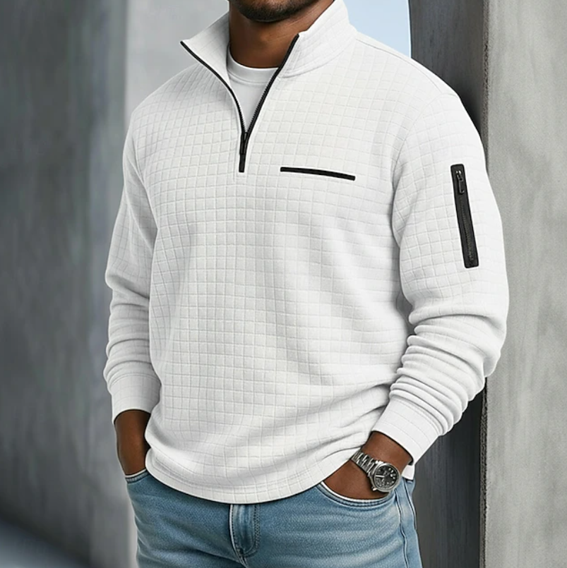 Beckham | Casual Lange Mouwen Wafel Shirts