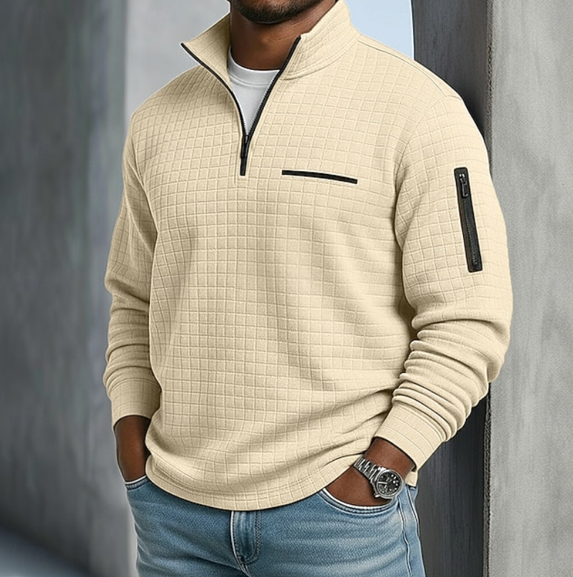 Beckham | Casual Lange Mouwen Wafel Shirts