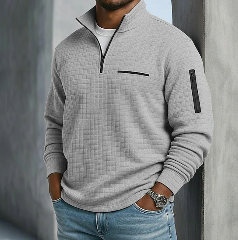 Beckham | Casual Lange Mouwen Wafel Shirts