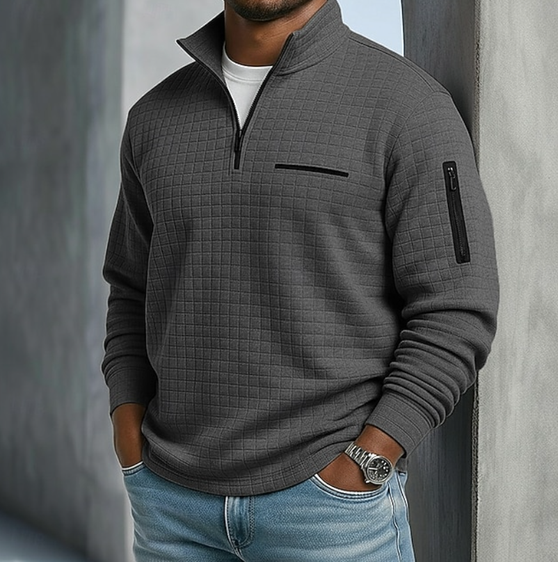 Beckham | Casual Lange Mouwen Wafel Shirts