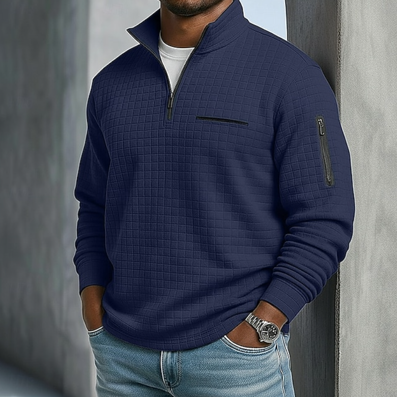 Beckham | Casual Lange Mouwen Wafel Shirts