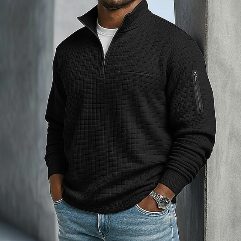 Beckham | Casual Lange Mouwen Wafel Shirts