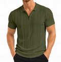 Warren | Textured Slim Fit Polo Shirt