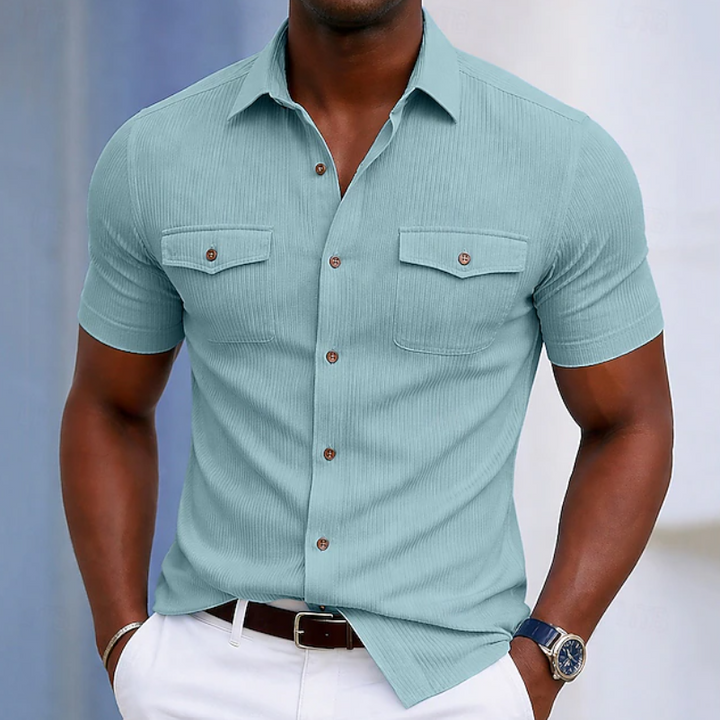 Nathaniel | Op maat gemaakte zakknopen shirt