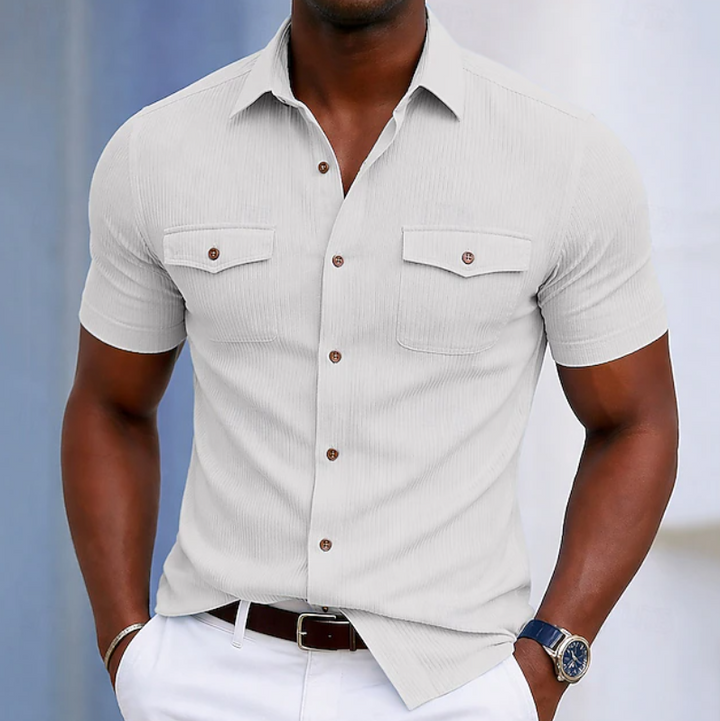 Nathaniel | Op maat gemaakte zakknopen shirt