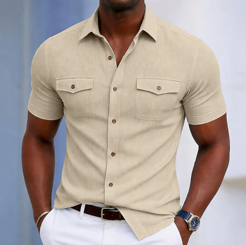 Nathaniel | Op maat gemaakte zakknopen shirt