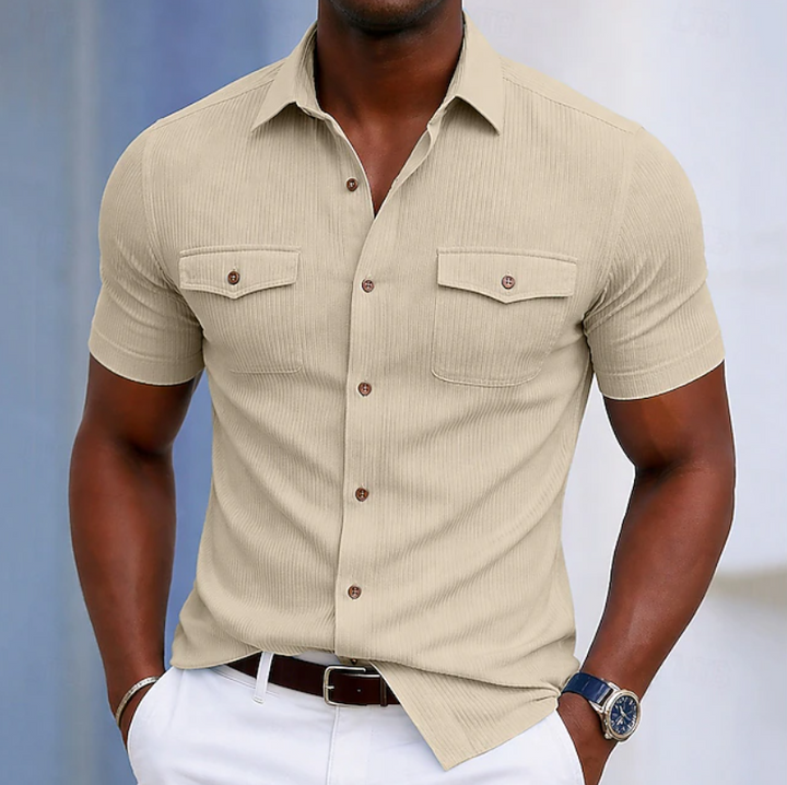 Nathaniel | Op maat gemaakte zakknopen shirt