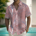 Elliot | Ontspannen Botanisch Korte Mouwen Shirt