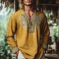 Sebastian | Geborduurd Resort Shirt
