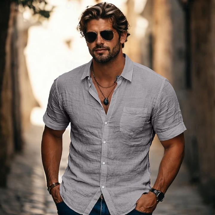 Bradley | Ontspannen Korte Mouwen Shirt