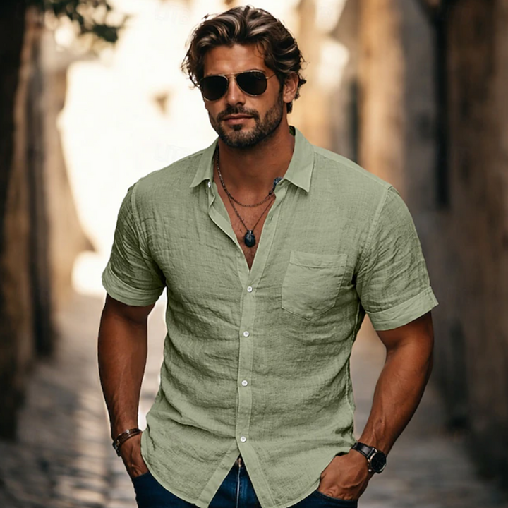 Bradley | Ontspannen Korte Mouwen Shirt