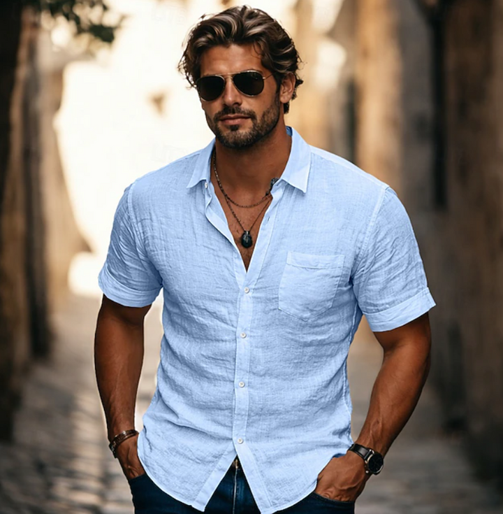 Bradley | Ontspannen Korte Mouwen Shirt