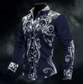 Adrian | Ornate Print Lange Mouwen Shirt