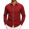 Carter | Contrast Trim Lange Mouwen Shirt