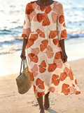 Liorna | Stijlvolle Bloemen Midi Jurk