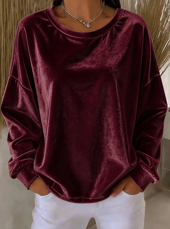 Olivia | Relaxed Lange Mouw Blouse