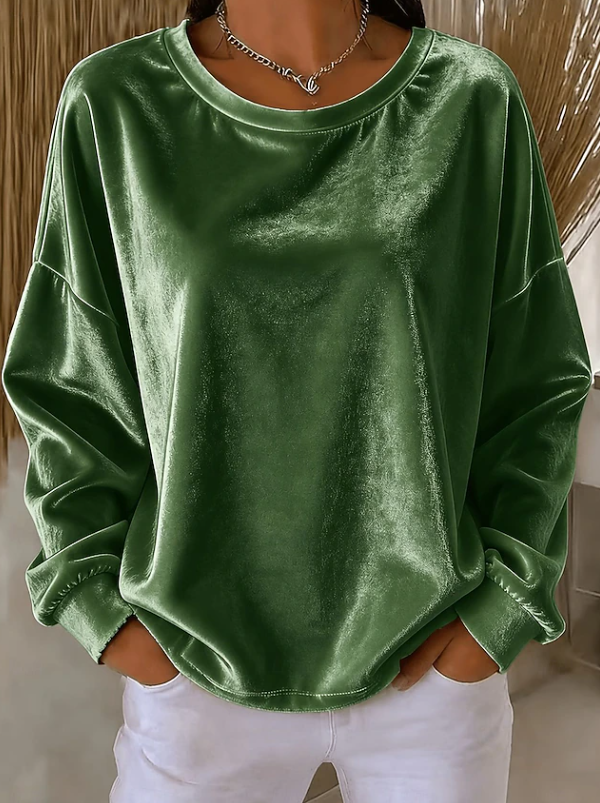 Olivia | Relaxed Lange Mouw Blouse