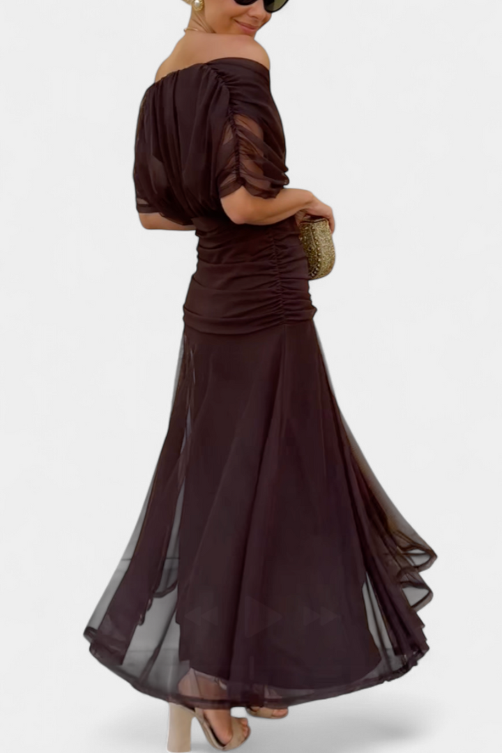 Sophia | Elegante Off-Shoulder Jurk