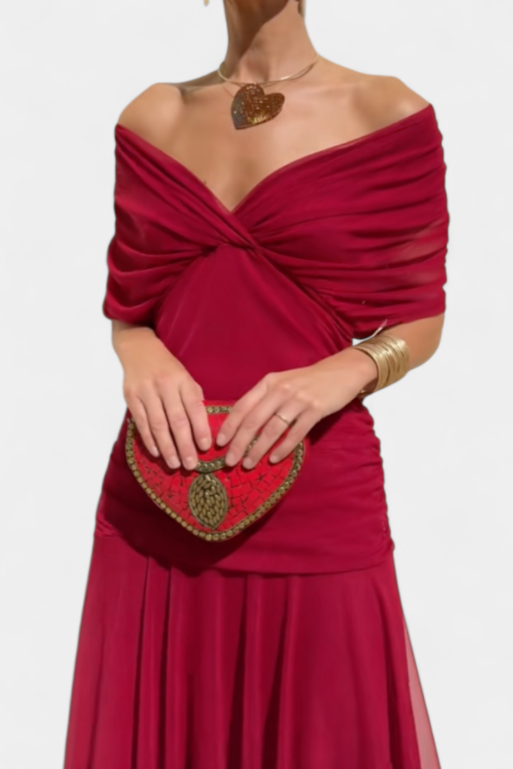 Sophia | Elegante Off-Shoulder Jurk
