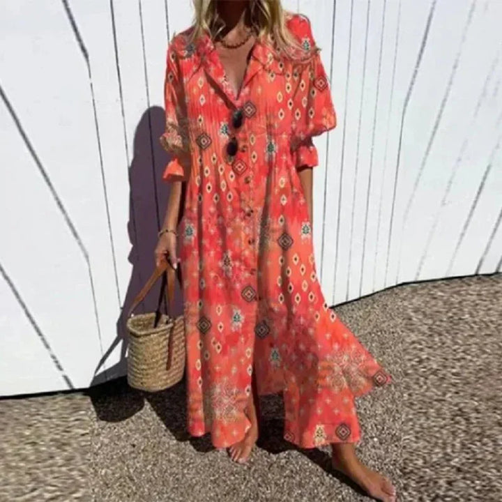 Rimmey | Elegante Wijde Boho Jurk