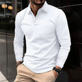 Luca | Slim Casual Polo met Lange Mouwen