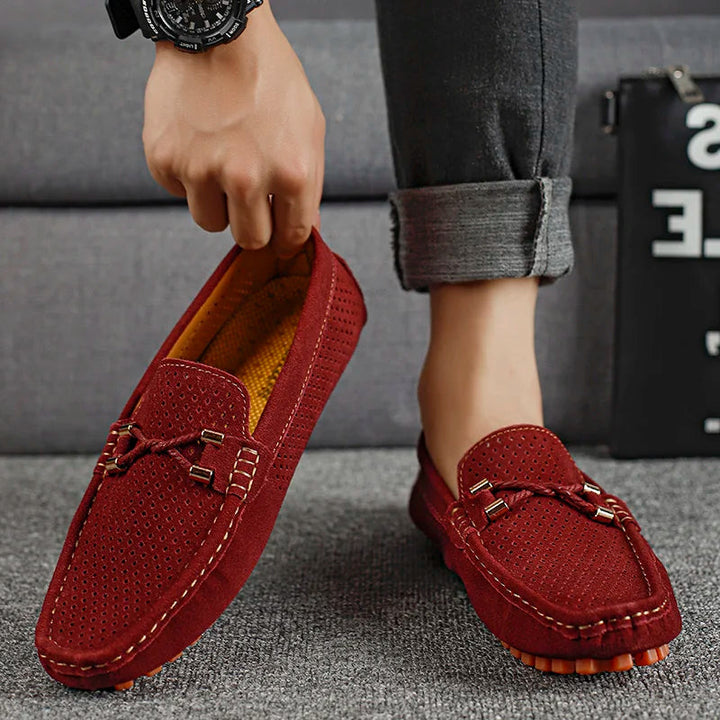 Owen | Klassieke Ademend Leren Loafers