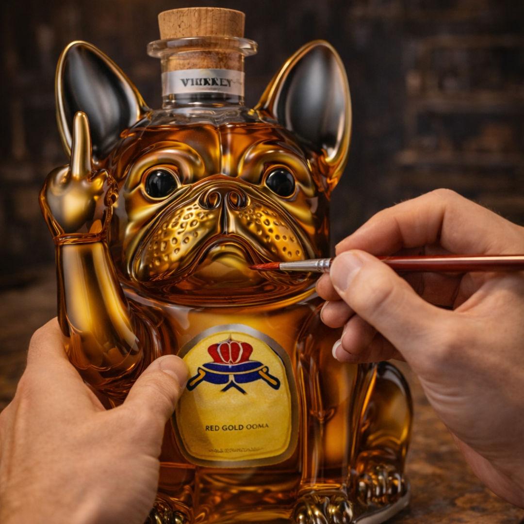 Dean | Whiskyfles Hond Ontwerp
