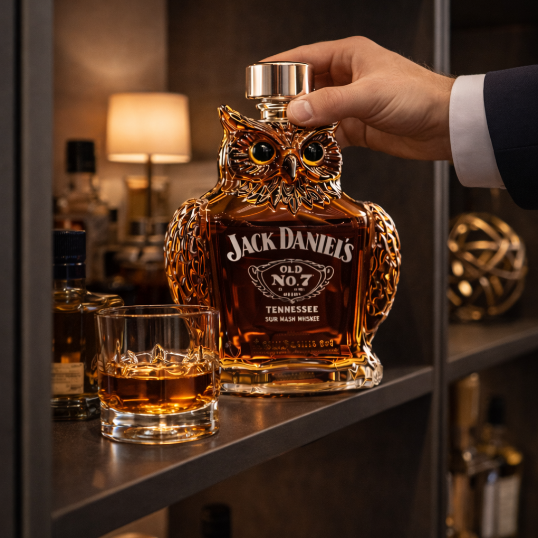 Lance | Whisky Fles Uil Ontwerp