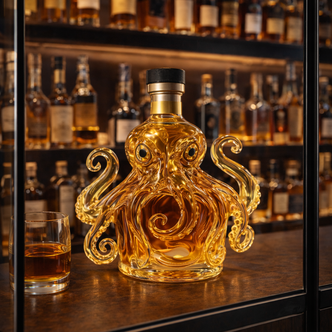 Dale | Whiskyfles Octopus Design