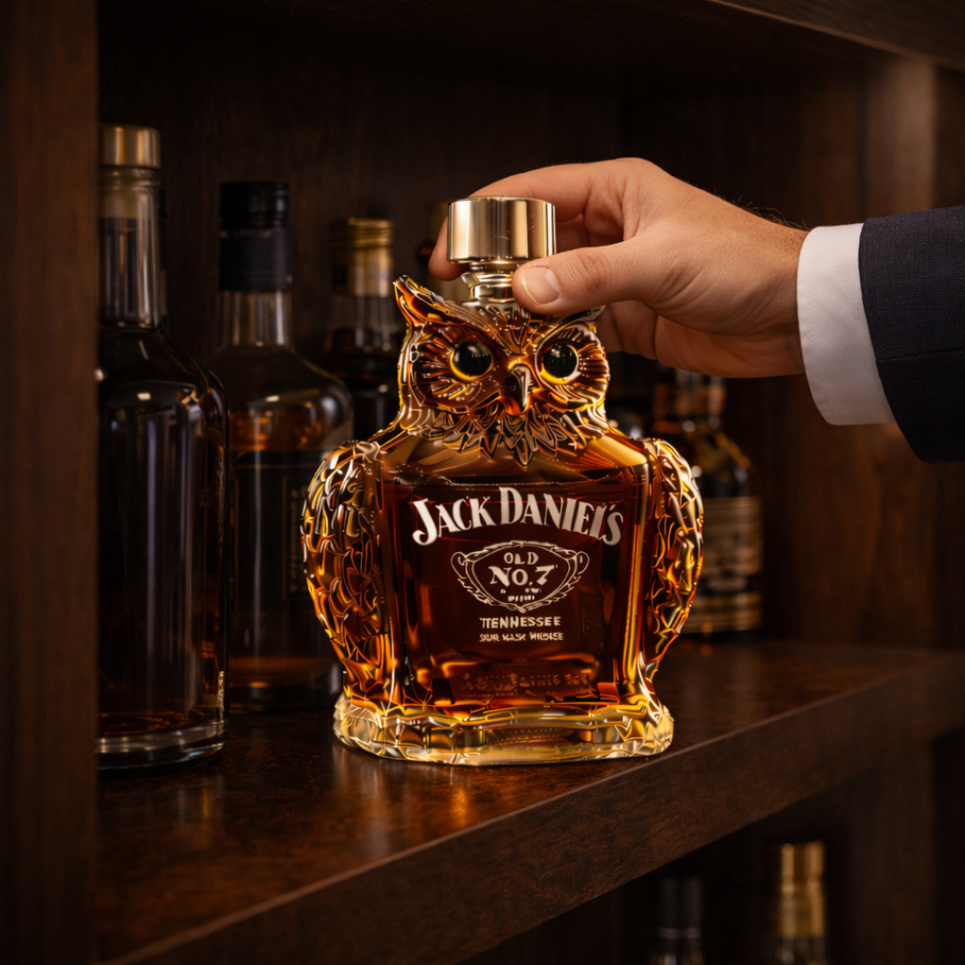 Lance | Whisky Fles Uil Ontwerp