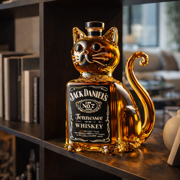 Randy | Whisky Fles Kat Ontwerp