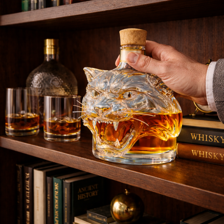 Joseph | Whiskyfles Tijgerontwerp