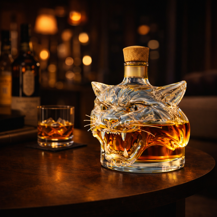 Joseph | Whiskyfles Tijgerontwerp