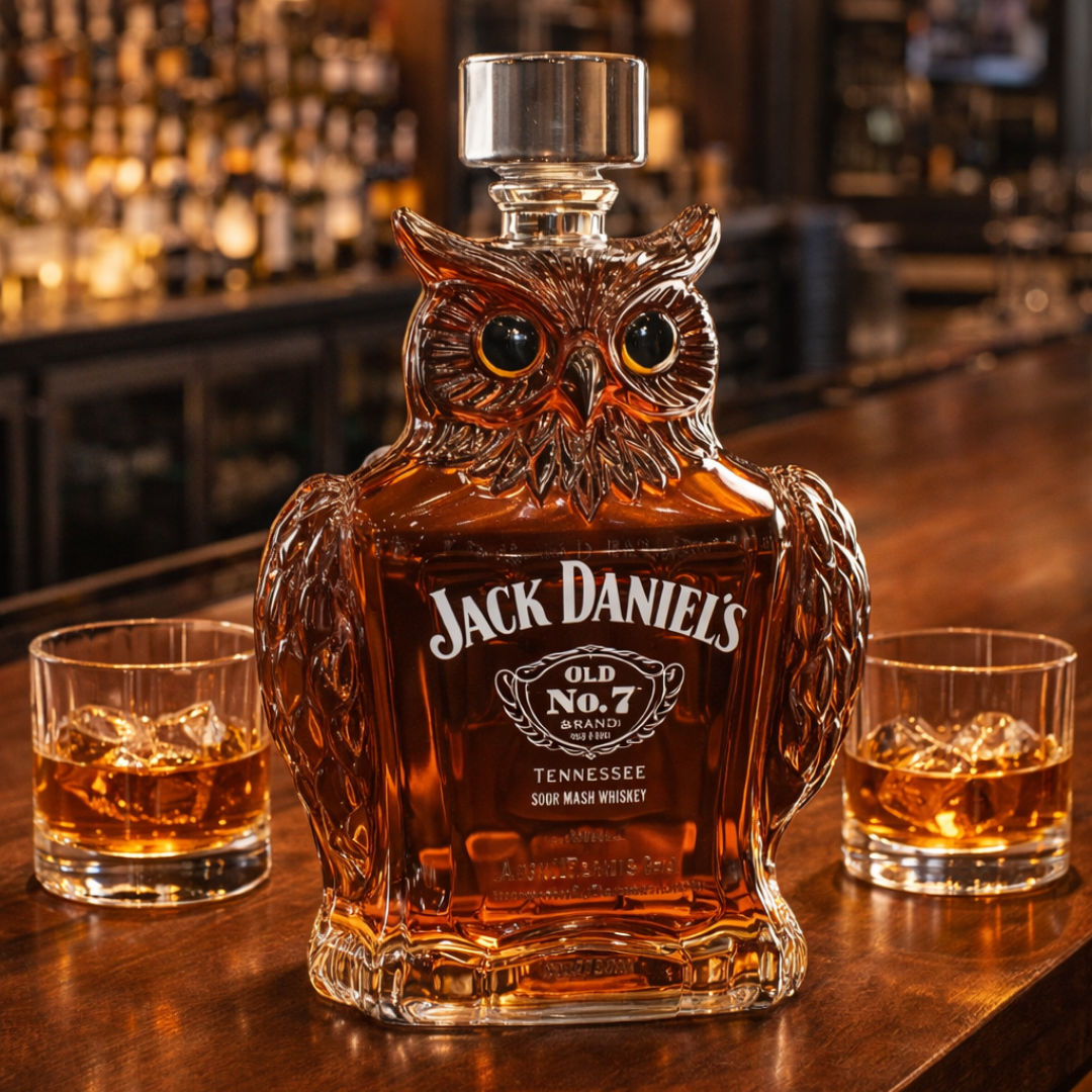 Lance | Whisky Fles Uil Ontwerp
