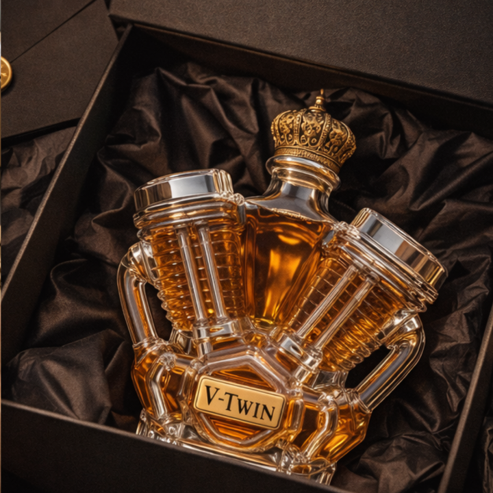 Wayne | Whisky Fles V-Twin Ontwerp