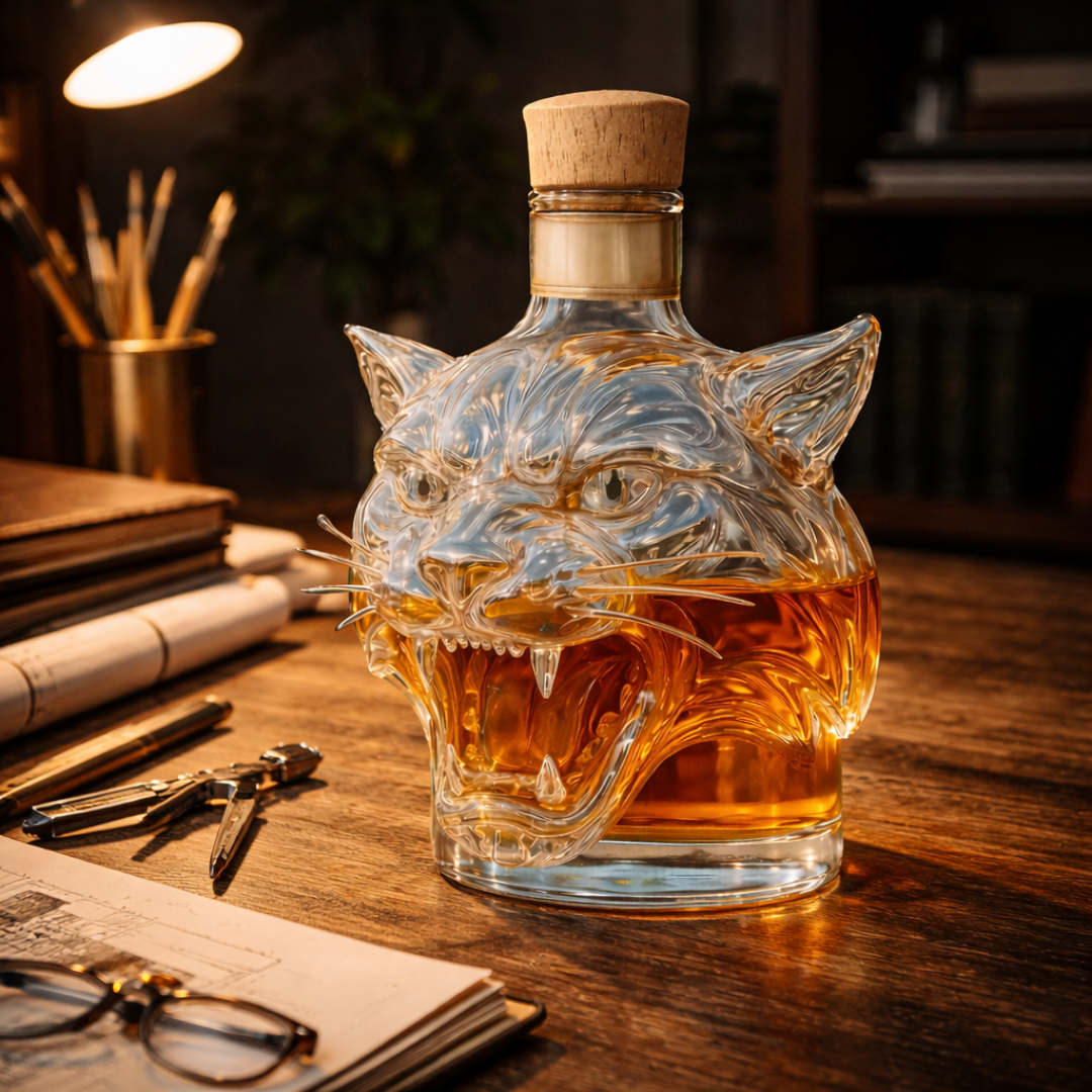 Joseph | Whiskyfles Tijgerontwerp