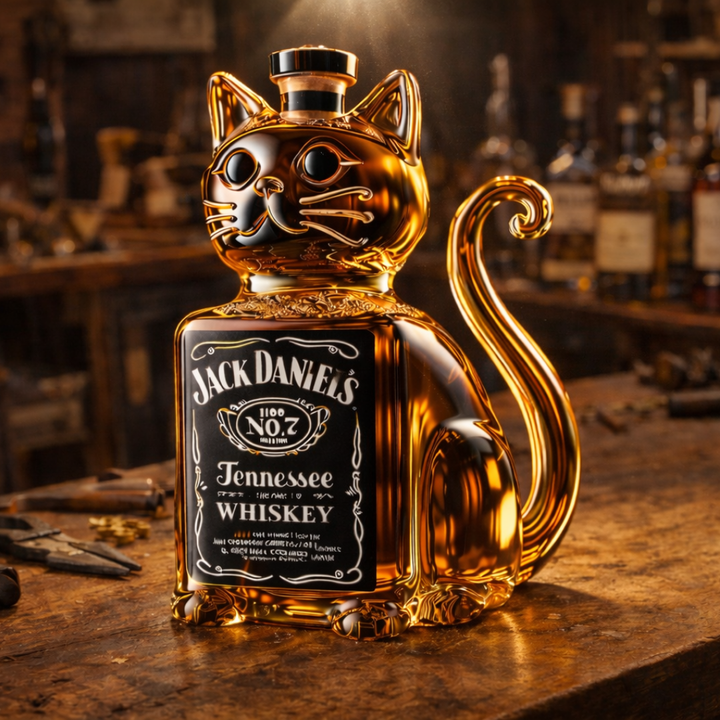 Randy | Whisky Fles Kat Ontwerp