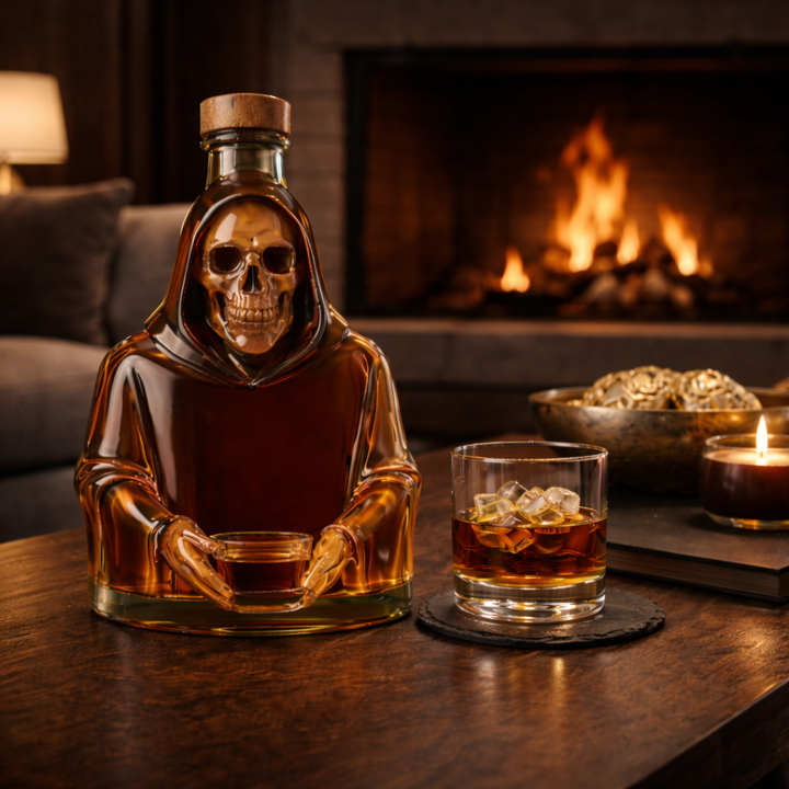 Roger | Whiskyfles Dood Ontwerp