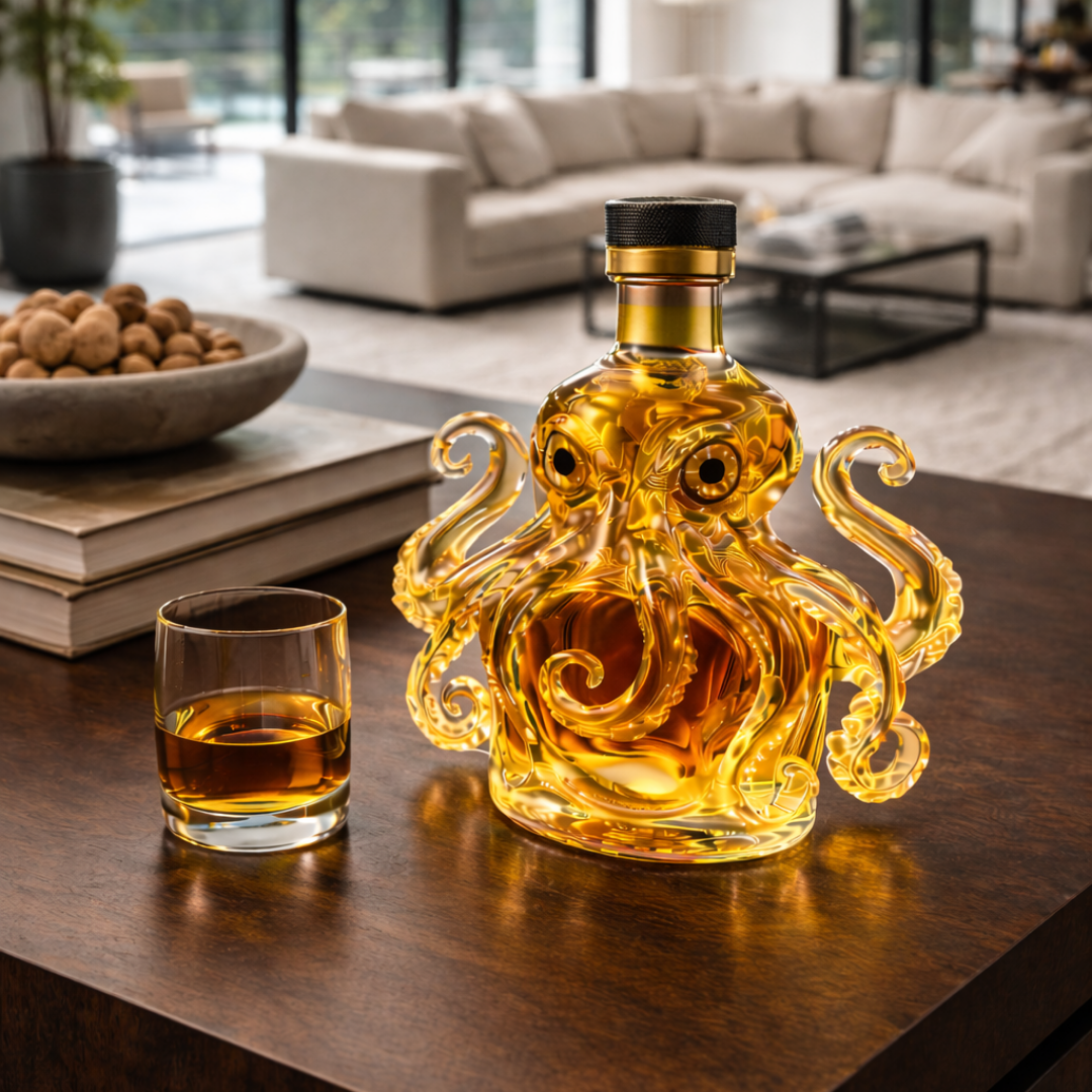 Dale | Whiskyfles Octopus Design
