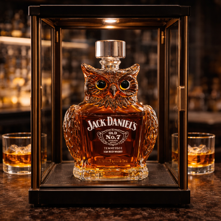 Lance | Whisky Fles Uil Ontwerp