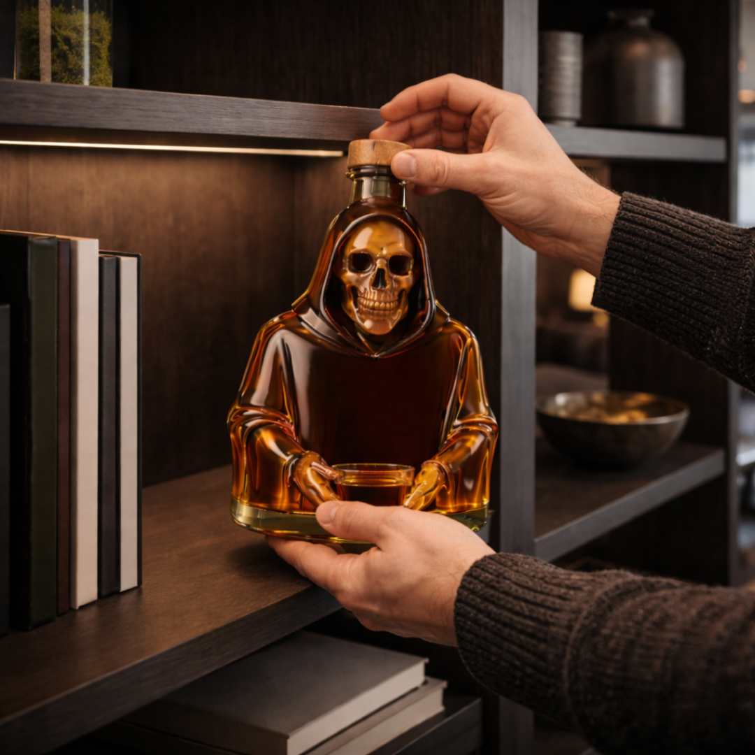 Roger | Whiskyfles Dood Ontwerp