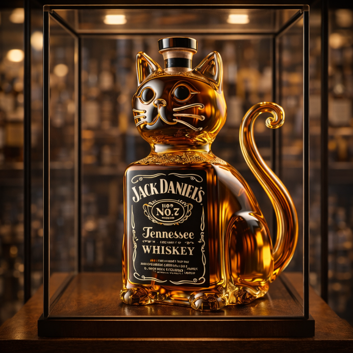 Randy | Whisky Fles Kat Ontwerp