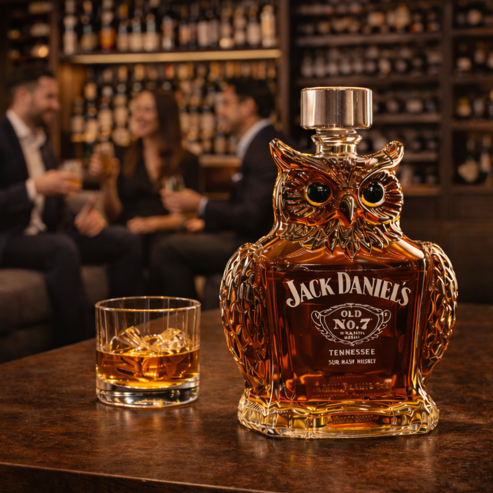 Lance | Whisky Fles Uil Ontwerp